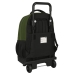 Школьный рюкзак с колесиками Safta Dark forest Чёрный Зеленый 33 X 45 X 22 cm