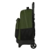 Školní taška na kolečkách Safta Dark forest Černý Zelená 33 X 45 X 22 cm