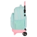 Školní taška na kolečkách BlackFit8 Enjoy Zelená 33 X 45 X 22 cm