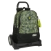 Školní taška na kolečkách Kelme Travel Černý Zelená 32 x 44 x 16 cm