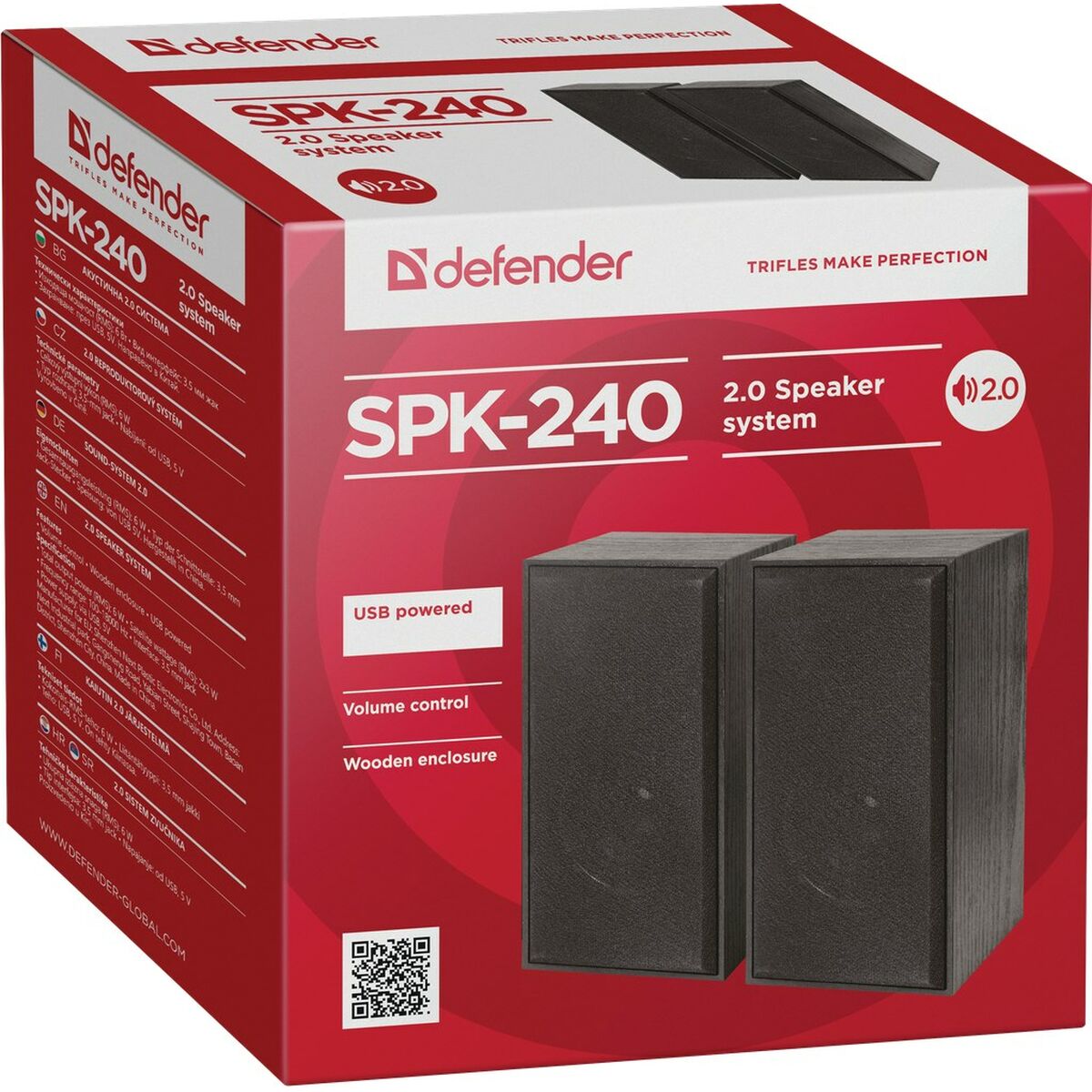 PC-højttalere Defender SPK-240 Sort