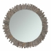 Nástěnné zrcadlo DKD Home Decor Jedle Sklo 60 x 4 x 60 cm Bílý Alpino Kmeny
