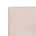 Cabecero de Cama 165 x 8 x 125 cm Tejido Sintético Crema