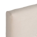 Cabecero de Cama 165 x 8 x 125 cm Tejido Sintético Crema
