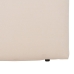 Headboard 165 x 8 x 125 cm Synthetic Fabric Cream