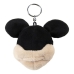 Klíčenka s plyšovým zvířátkem Mickey Mouse Černý