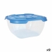 Set of lunch boxes Tontarelli Nuvola 2 L Blue Squared 2 Pieces (12 Units)