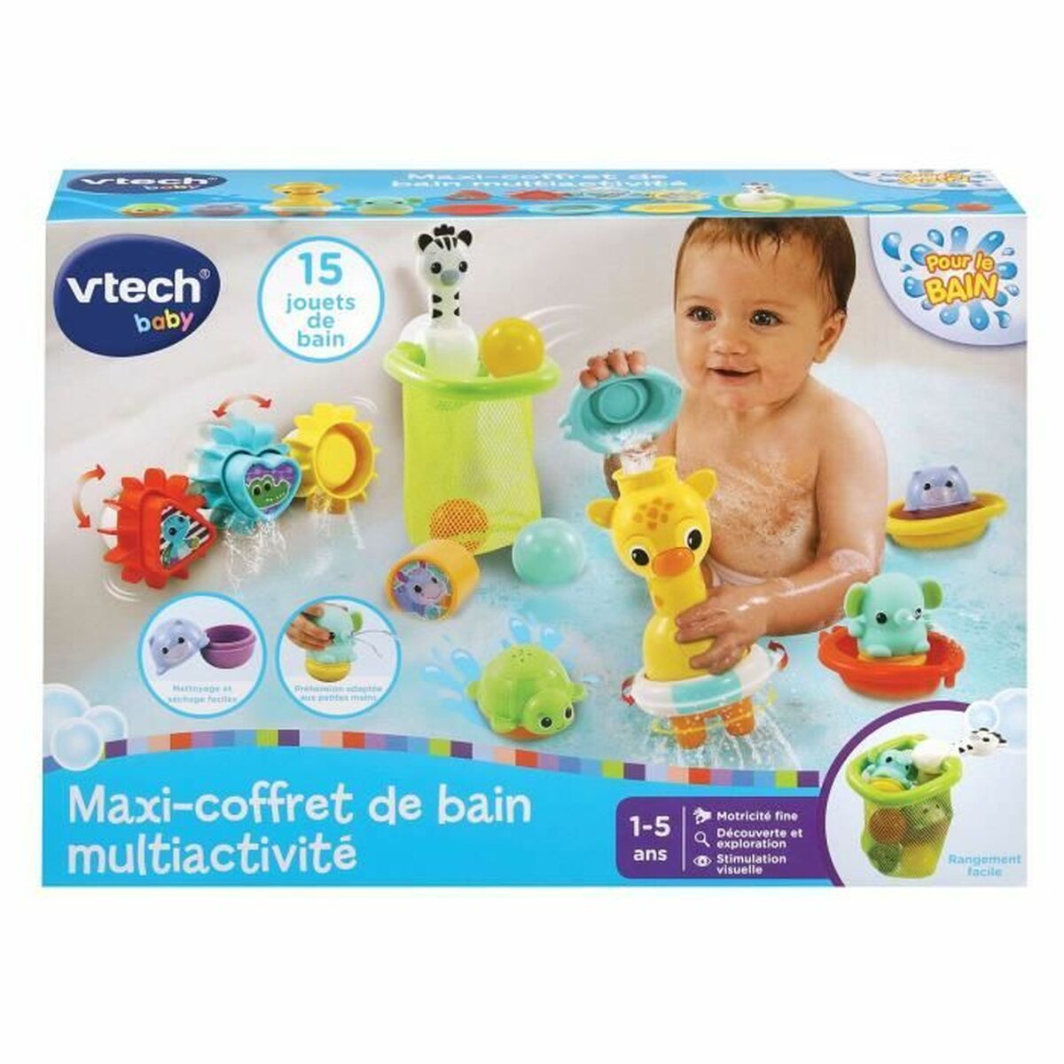 Badeleker Vtech Baby Coffret De Bain Multi-Activité (FR)