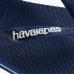 Heren Slippers Havaianas Logo Blauw