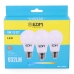 Pack of 3 LED bulbs EDM F 10 W E27 810 Lm Ø 6 x 10,8 cm (6400 K)