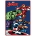 Koc The Avengers Super heroes 100 x 140 cm Wielokolorowy Poliester