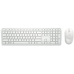 Tastatur og trådløs mus Dell KM5221W-WH Hvid Qwerty US