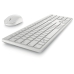 Keyboard and Wireless Mouse Dell KM5221W-WH White Qwerty US