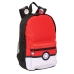 Mokyklinis krepšys Pokémon Juoda Raudona 28 x 40 x 12 cm