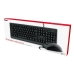 Tastatur mit Maus Trust 23970 Schwarz Qwerty US