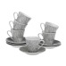 Vnt. kavos puodelių rinkinys Versa Palmė Porcelianas
