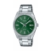 Horloge Heren Casio MTP-1302PD-3AVEF Groen Zilverkleurig (Ø 38,5 mm)
