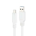 USB-C-kaapeli - USB NANOCABLE 10.01.4001-W Valkoinen 1 m
