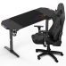 Desk Spirit of Gamer Headquarter 800 Black MDF Wood 140 x 60 cm