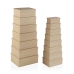 Zestaw pudełek do łączenia w organizer Versa Drewno Karton 15 Części 35 x 16,5 x 43 cm