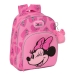 Koululaukku Minnie Mouse Loving Pinkki 28 x 34 x 10 cm