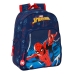 Skolebag Spider-Man Neon Marineblå 27 x 33 x 10 cm