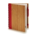 Spiral Notebook with Pen Bamboo 1 x 18 x 14 cm (12 Units)