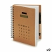 Spiral Notebook with Pen Calculator 2,5 x 21 x 18 cm (12 Units)