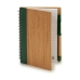 Caderno de Argolas com Caneta Bambu 1 x 16 x 12 cm (12 Unidades)