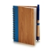 Spiral Notebook with Pen Bamboo 1 x 13 x 10,5 cm (24 Units)
