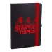 Cuaderno Stranger Things Negro A5