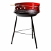 Barbecue Draagbare Aktive Hout Ijzer 37,5 x 70 x 38,5 cm (4 Stuks) Rood