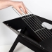 Hordozható grill Aktive Fekete Acél Vas 45 x 30 x 29 cm