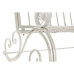 Šūpuļkrēsls DKD Home Decor Metāls Alumīnijs Balts (118 x 90 x 92 cm)