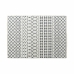 Matto DKD Home Decor Valkoinen Polyesteri Puuvilla Gris Oscuro (160 x 230 x 1 cm)
