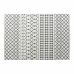 Dywan DKD Home Decor Biały Poliester Bawełna Gris Oscuro (200 x 290 x 1 cm)