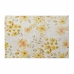 Paklājs DKD Home Decor Dzeltens Balts Poliesters Kokvilna Цветы (120 x 180 x 0.5 cm)