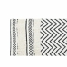 Tapete DKD Home Decor Preto Zig-zag Branco (120 x 180 x 0,7 cm)