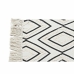 Carpet DKD Home Decor Black White (120 x 190 x 0,7 cm)