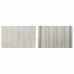 Tapete DKD Home Decor 120 x 180 x 0,75 cm Cinzento Poliéster Branco Franjas Boho (2 Unidades)