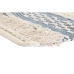 Teppich DKD Home Decor 180 x 120 x 2 cm Blau Baumwolle Weiß Boho