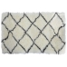 Tappeto DKD Home Decor 160 x 230 x 5 cm Poliestere Bianco Rombos