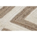Ковер DKD Home Decor Scandi Белый Светло-коричневый джут (150 x 150 x 1 cm)