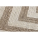 Szőnyeg DKD Home Decor Scandi Fehér Világos barna Juta (120 x 180 x 1 cm)