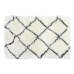 Teppich DKD Home Decor 120 x 180 x 5 cm Polyester Weiß Rhombusse