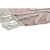 Tapete DKD Home Decor Cor de Rosa Terracota Branco Franjas Urbana (120 x 180 x 1 cm)