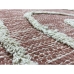 koberec DKD Home Decor Růžový Terakota Bílý Třásně Městská (160 x 230 x 1 cm)