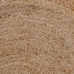 Carpet 120 x 120 x 0,9 cm Multicolour Jute