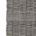 koberec 80 x 150 cm Syntetické Tkaniny Černý Krém