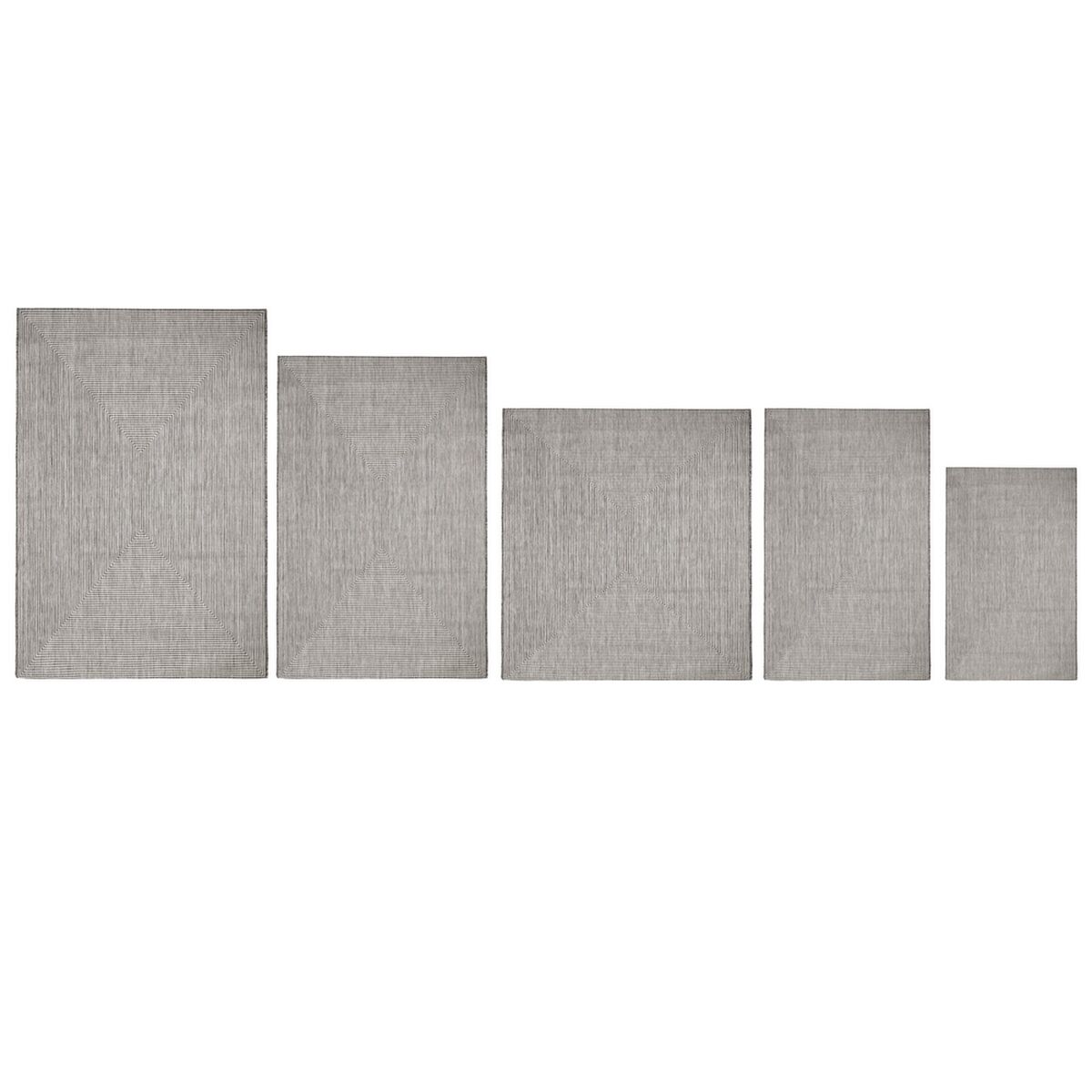 Ulkomatto Quadro Harmaa